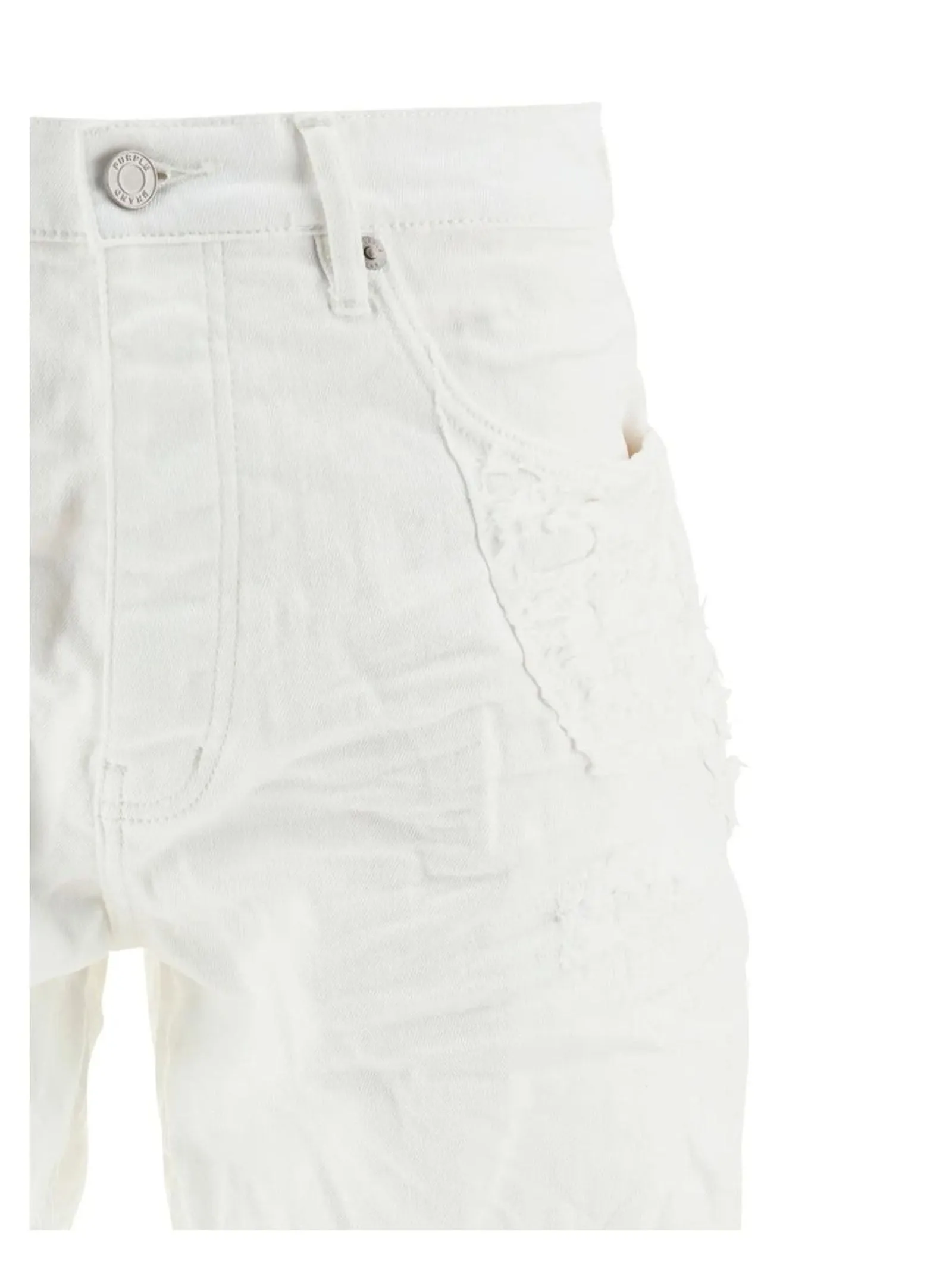 White Quilted Destroy Pocket - PP021WQDP223