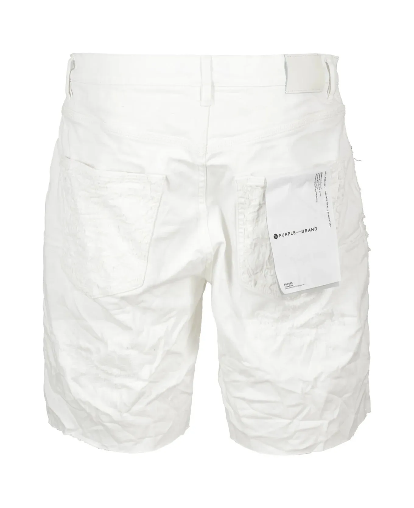 White Quilted Destroy Pocket - PP021WQDP223