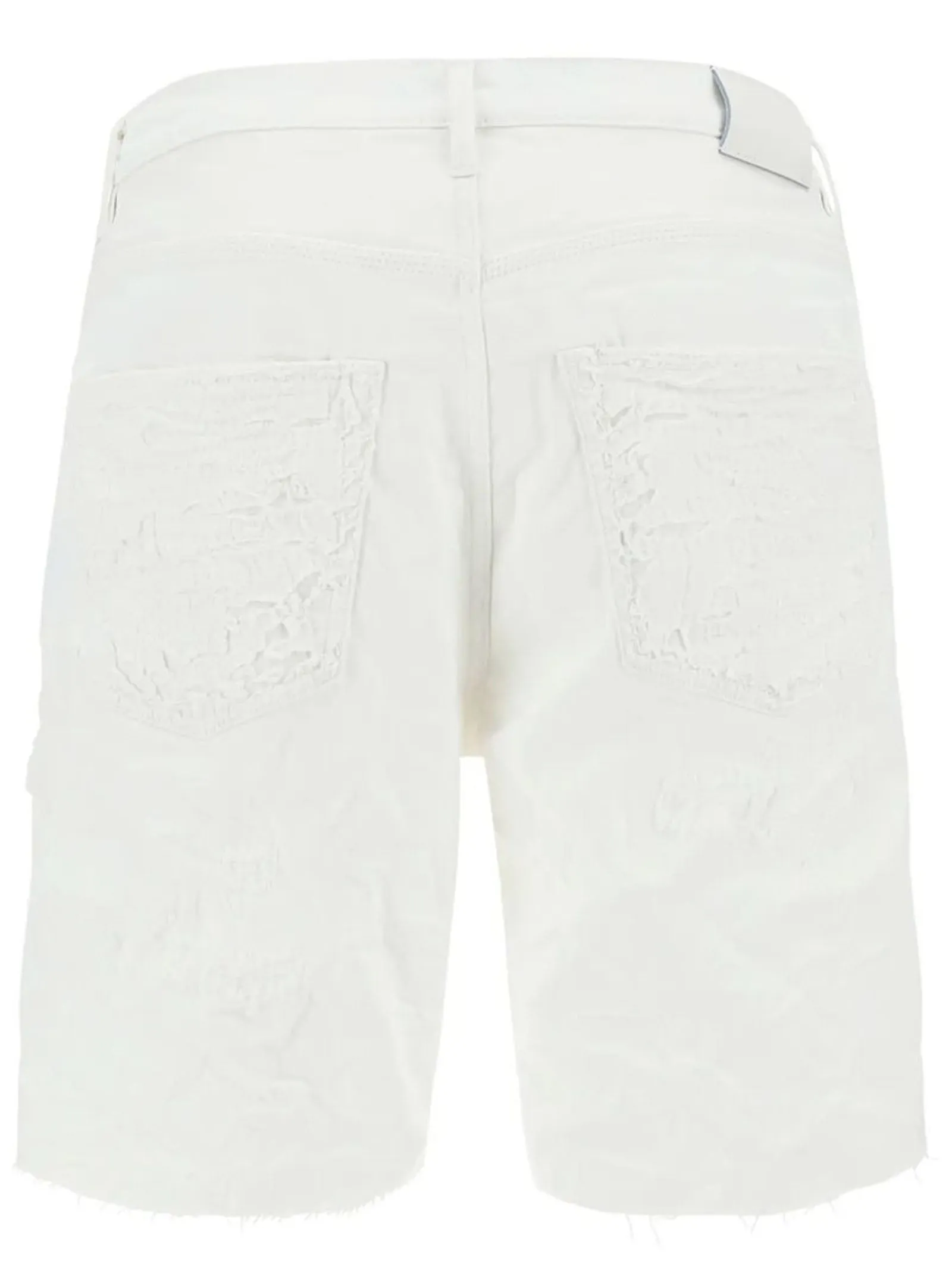 White Quilted Destroy Pocket - PP021WQDP223