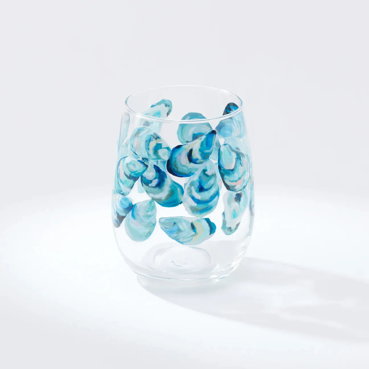 Wine Glass - Flowing Shells